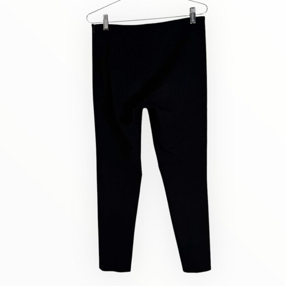Joseph Gabardine Lenny Stretch pants leggings black with white stitching - Picture 3 of 6